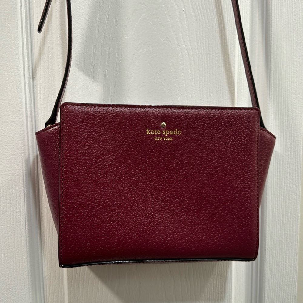 kate spade burgundy purse